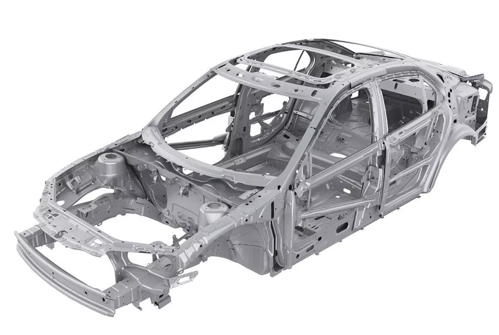 Automotive frame metal 3D printing
